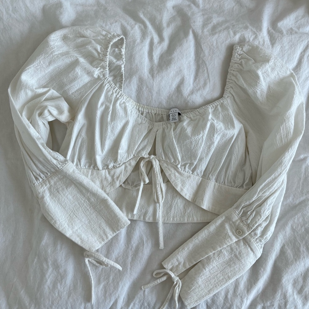 Topshop prairie top
